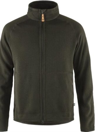 Fjällräven Ãvik Fleece Zip Sweater Mens, Deep Forest